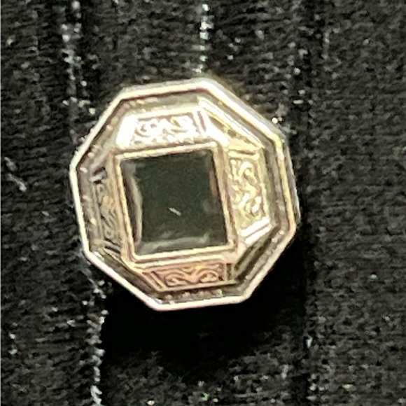 Vintage Gorgeous Harve Bernard By Bernard Holtzman Blk Velvet Button Down Size S - Picture 4 of 7